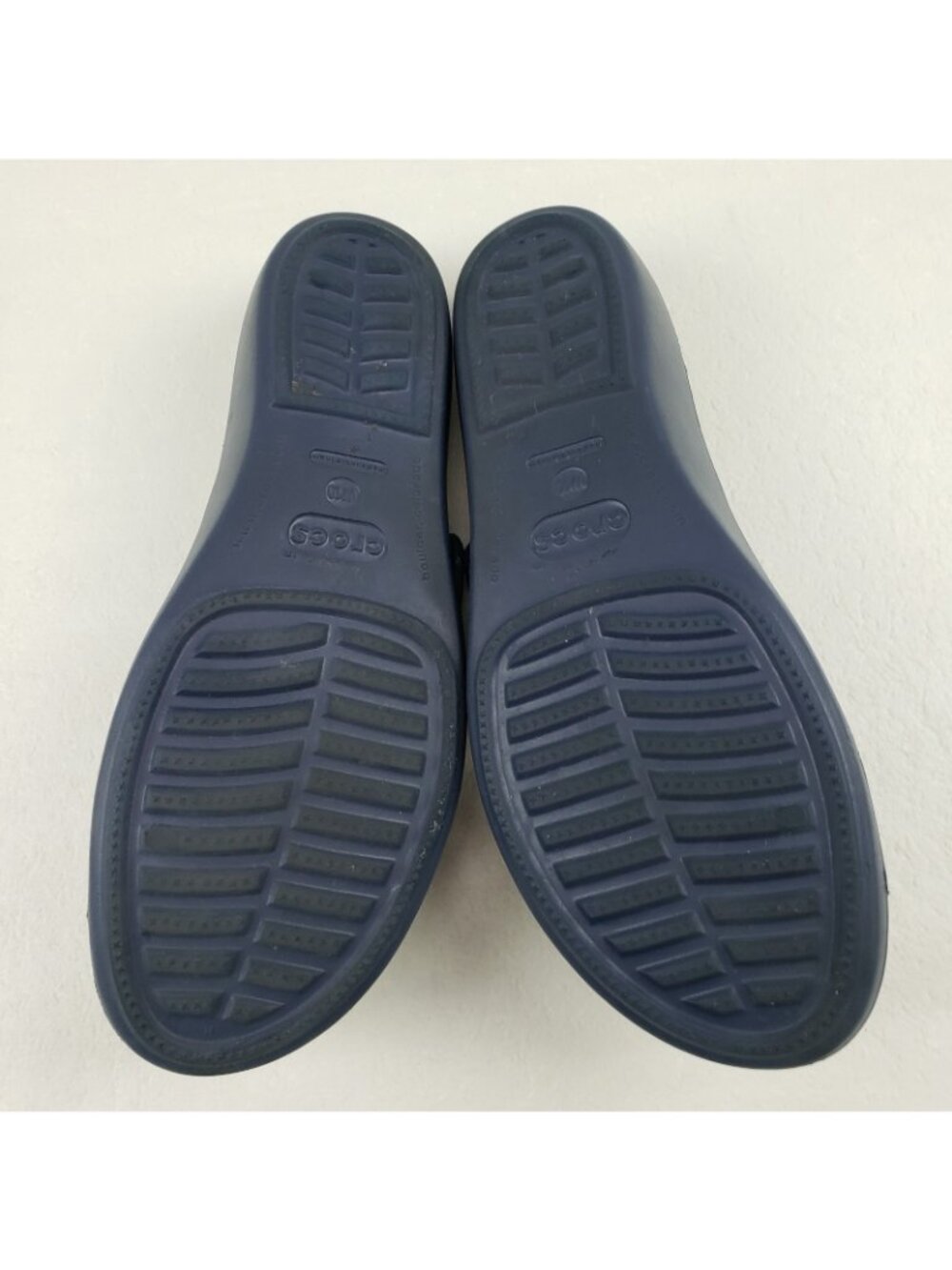 Crocs Patricia Slide Wedge Sandal Womens 10 Blue Strappy Slip On Comfort Shoe - Picture 10 of 13